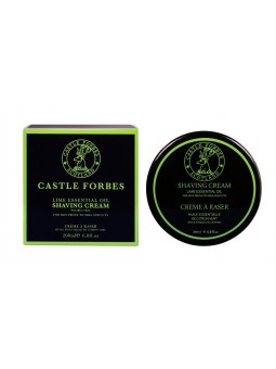 Castle Forbes Lime Essential Oil Shaving Cream 200ml